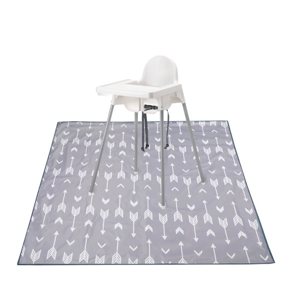 51” extra large Splat Mat for Under High Chair/ Baby Anti-slip Food Splash - Picture 13 of 13